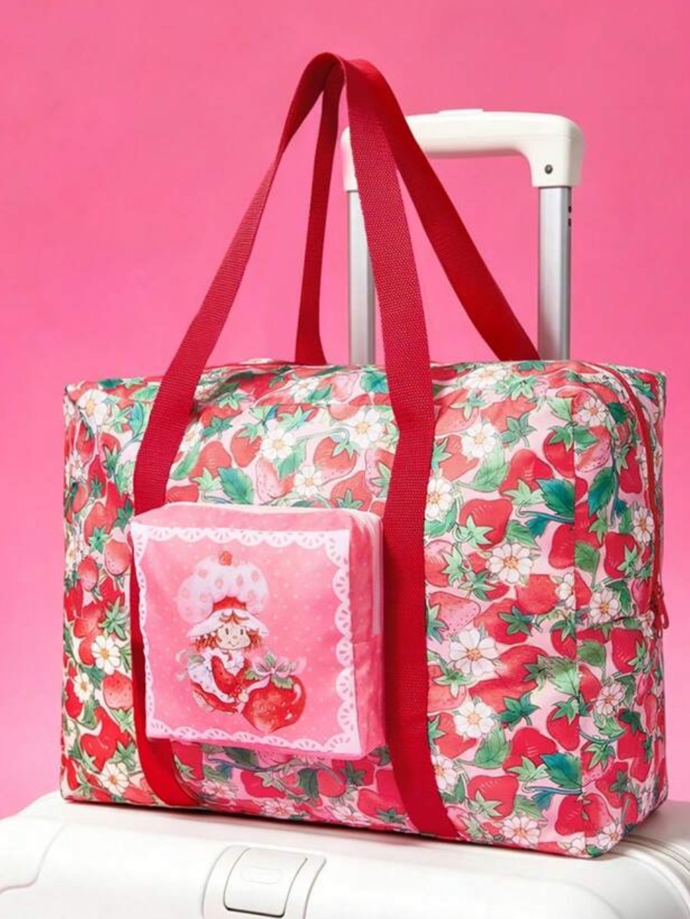 Strawberry Shortcake Oversized Graphic Tote Bag NEW 🏷️